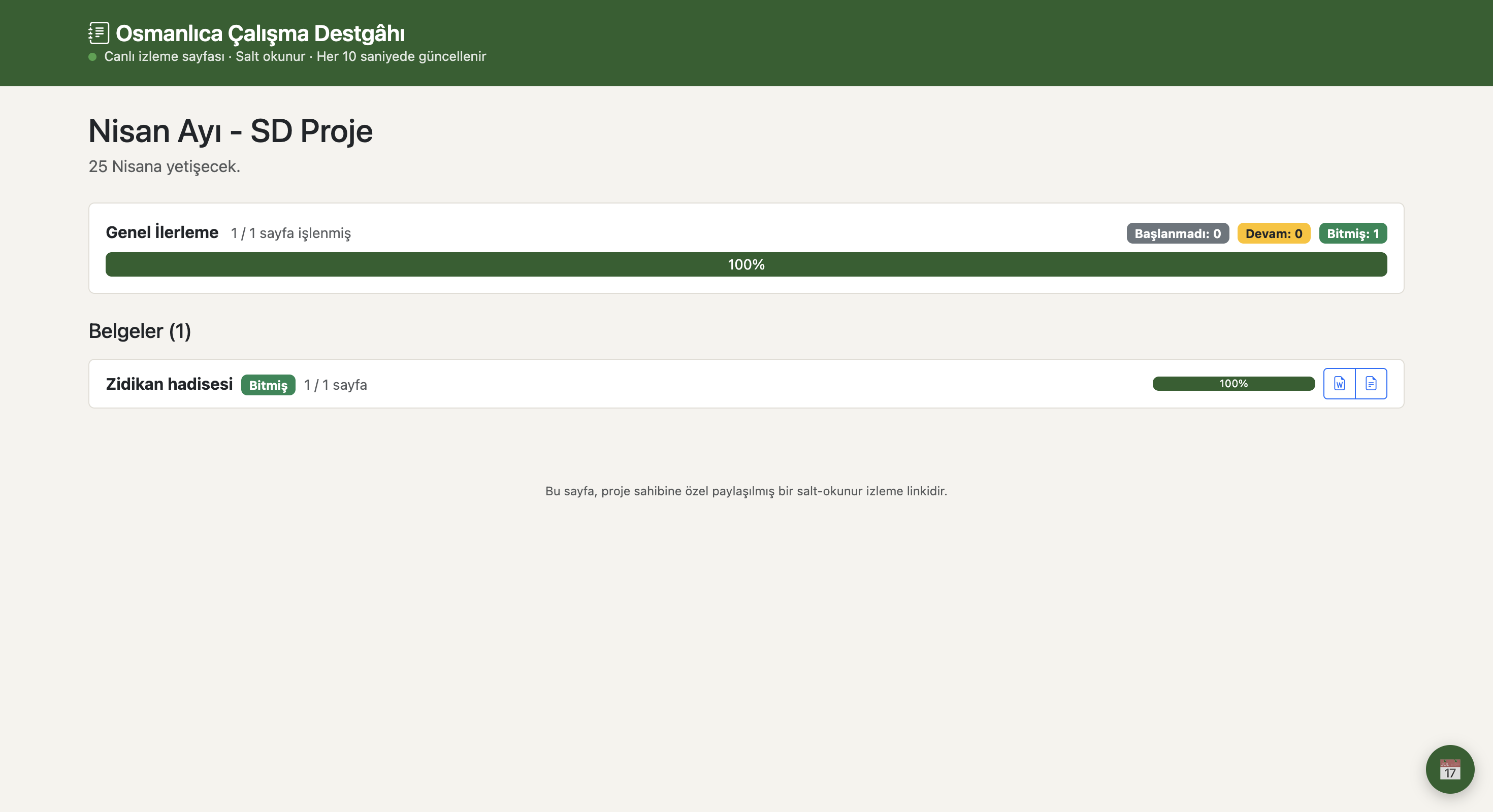 Paylaşım bağlantısı