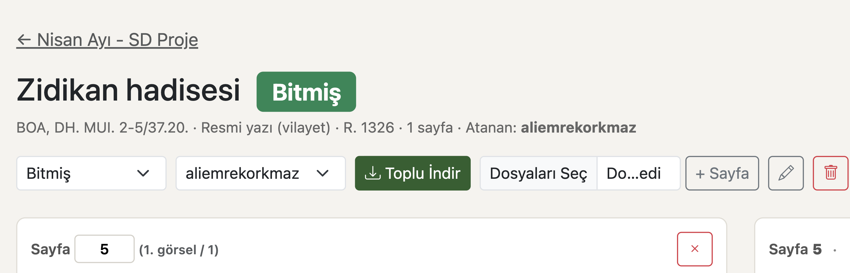 Kullanıcı yönetimi